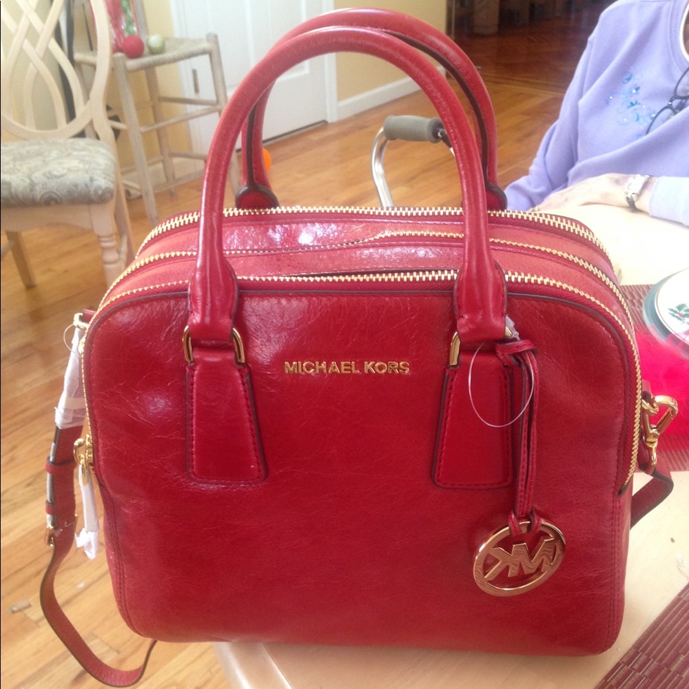 Michael kors red purse